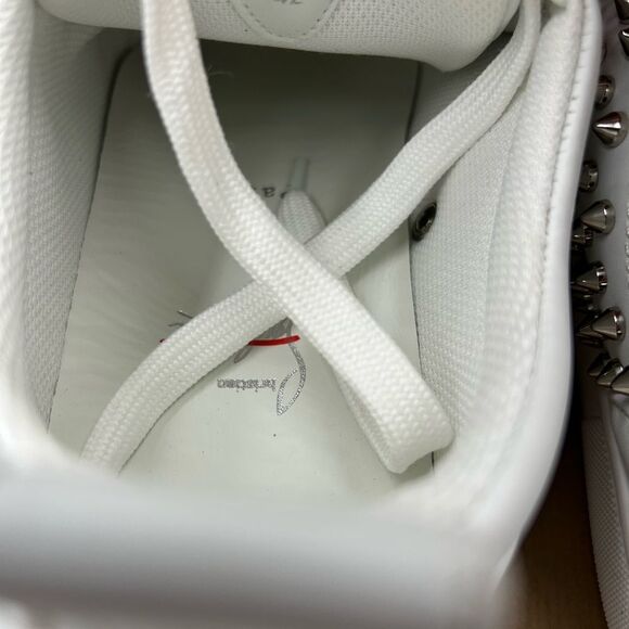 Men's Christian Louboutin, Louis Jr spikes sneakers size 42 made in Italy - Picture 11 of 15